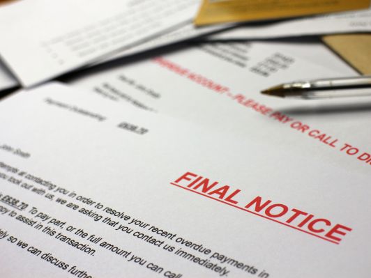 Debt collection letters